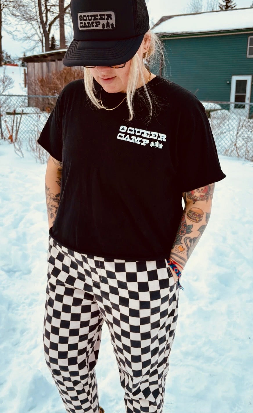 🖤 AQC Minimalist hand-printed T-shirt 🖤 Pre-order!