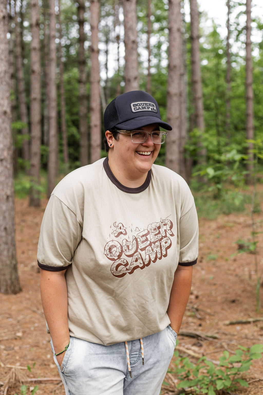 Vintage Camper Ringer t-shirt