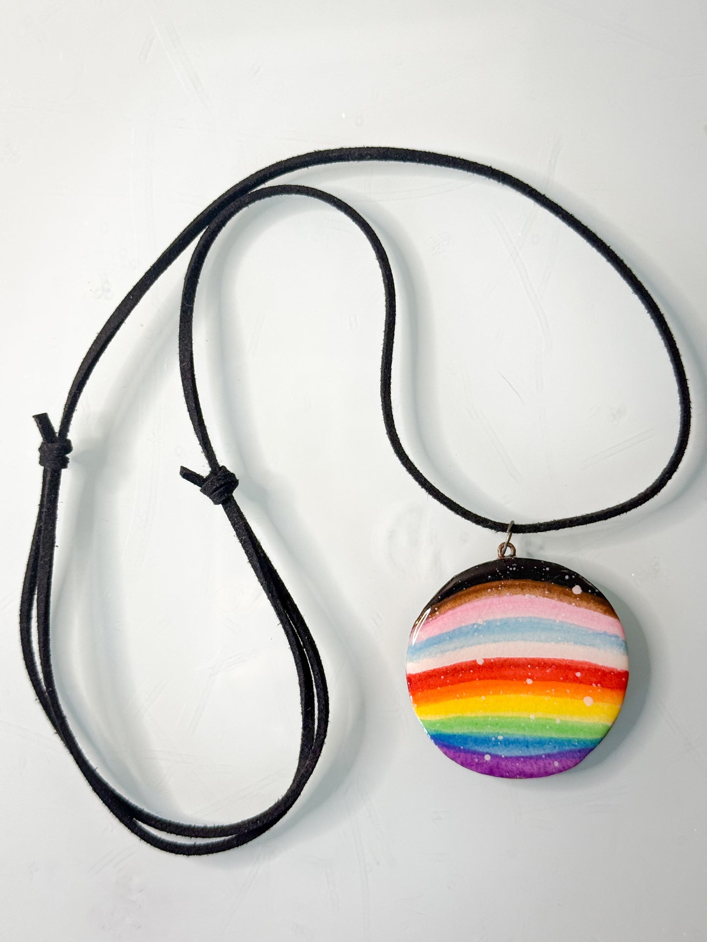 Moondrop Watercolour Pride Necklace