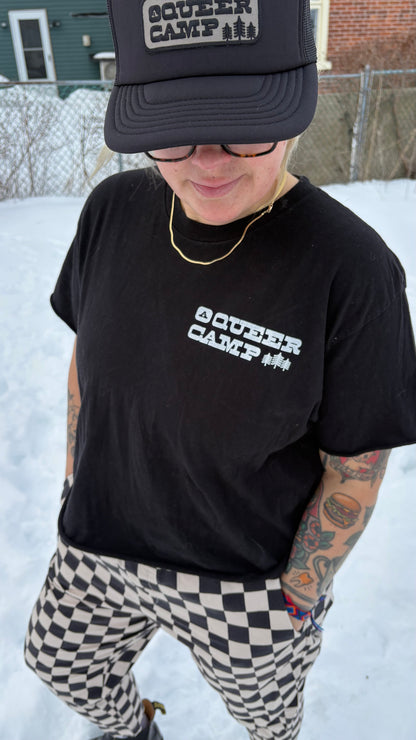 🖤 AQC Minimalist hand-printed T-shirt 🖤 Pre-order!